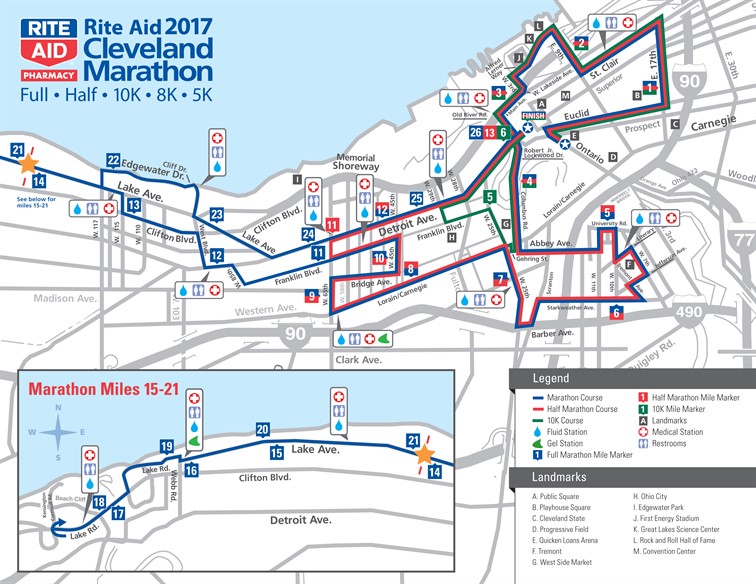 Course Info Rite Aid Cleveland Marathon